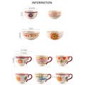 Decal Ceramic Fashion Servies Set